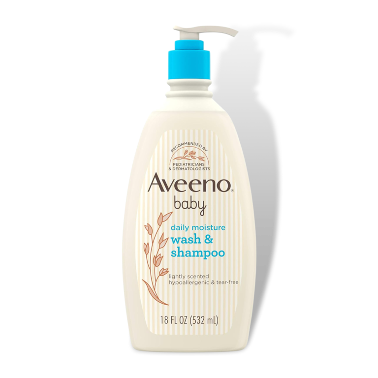 Aveeno Baby Daily Moisture Wash & Shampoo - 532 ml (18 FL OZ) in Bangladesh Image 01