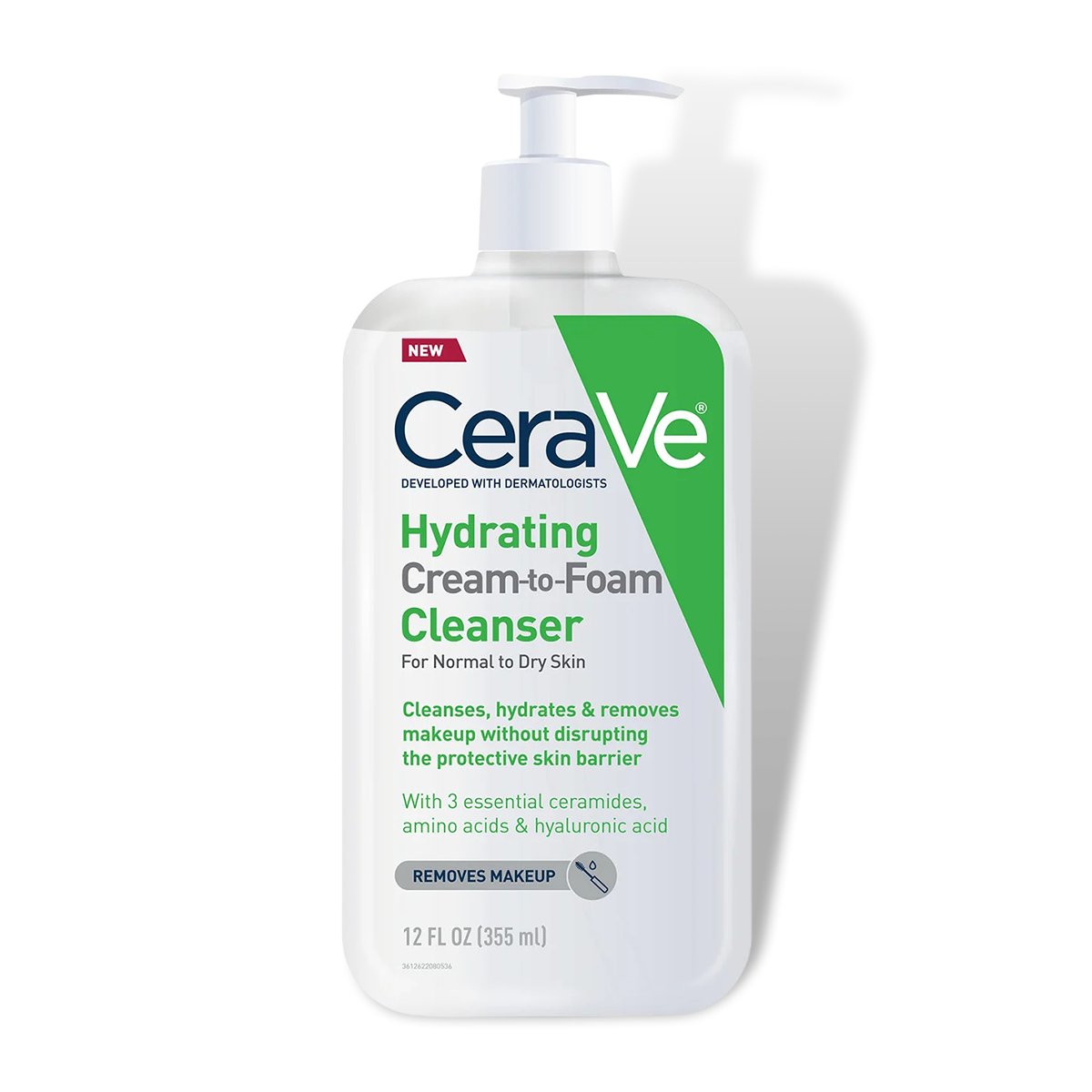 CeraVe Hydrating Cream-to-Foam Cleanser - 355 ml in Bangladesh Image 01 CeraVe Hydrating Cream-to-Foam Cleanser - 355 ml in Bangladesh Image 01