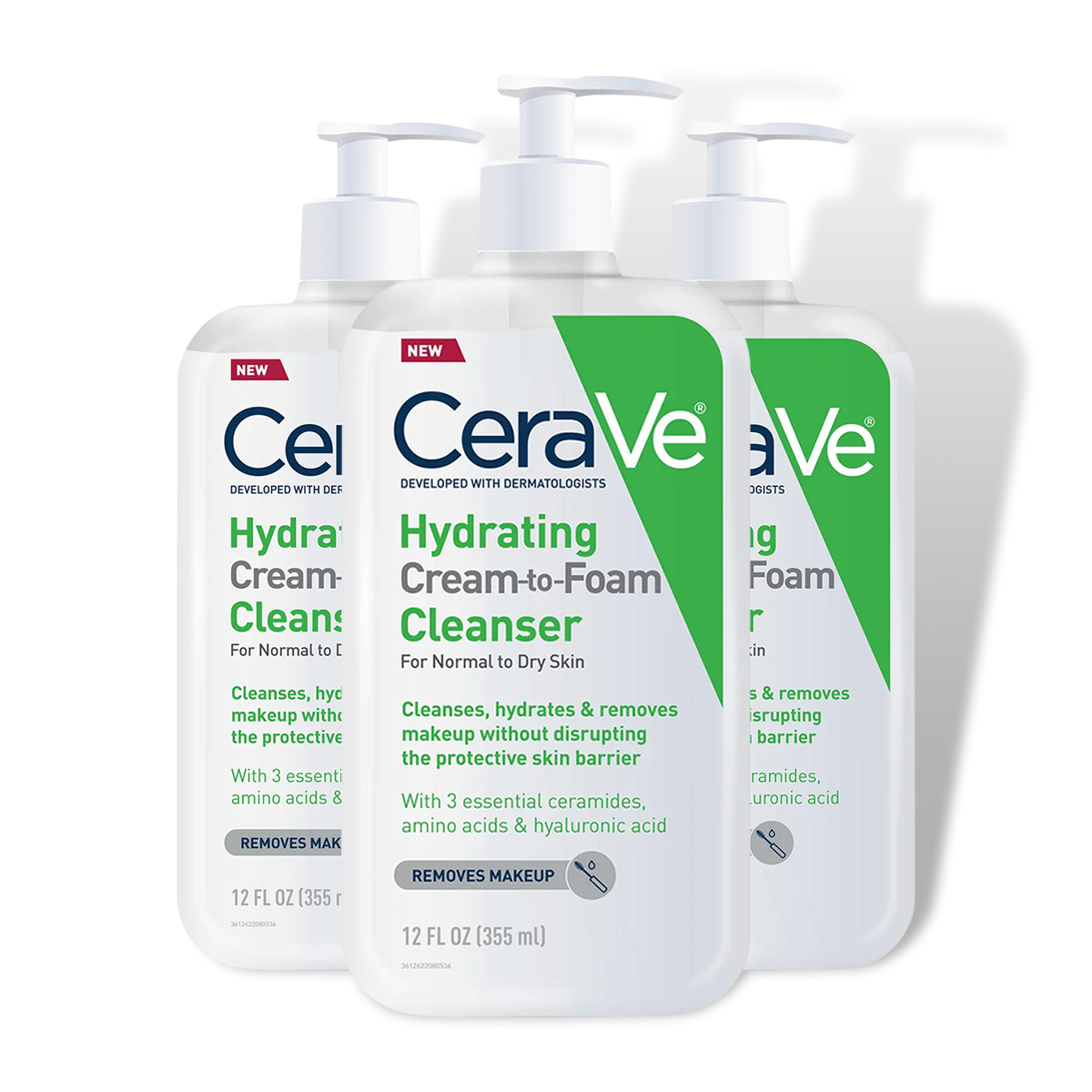 CeraVe Hydrating Cream-to-Foam Cleanser - 355 ml in Bangladesh Image 02 CeraVe Hydrating Cream-to-Foam Cleanser - 355 ml in Bangladesh Image 02