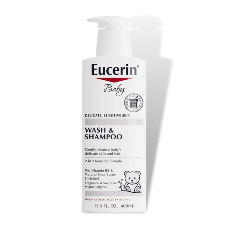 Eucerin Baby Wash & Shampoo - 400ml in Bangladesh Image 01