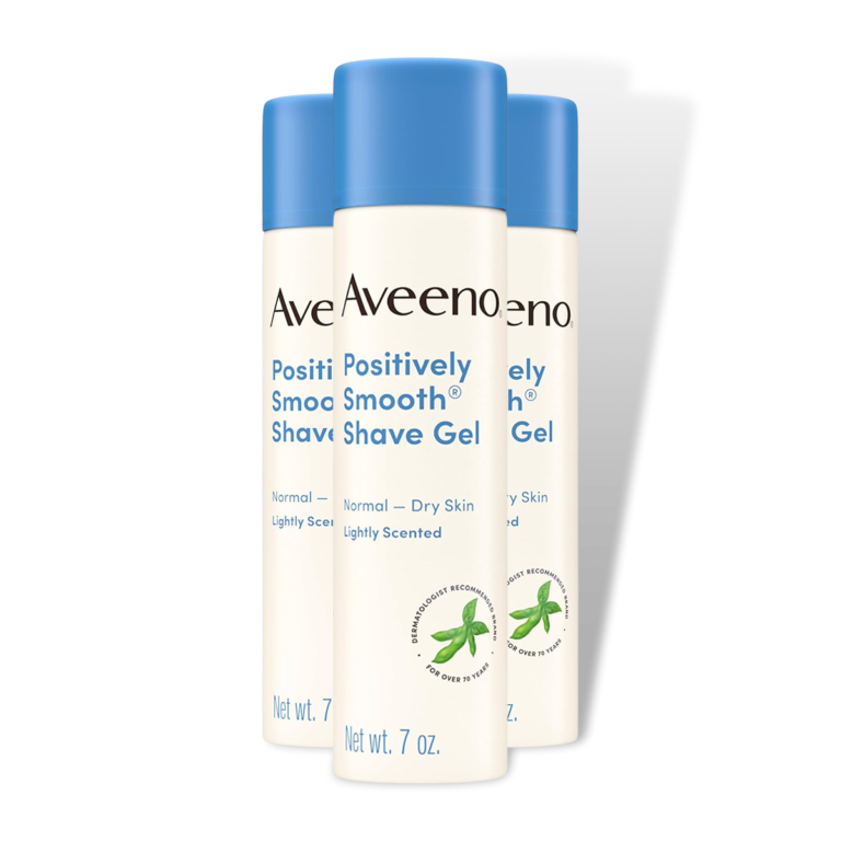 Aveeno Positively Smooth® Shave Gel - 198g - Lightly Scented in Bangladesh Image 02