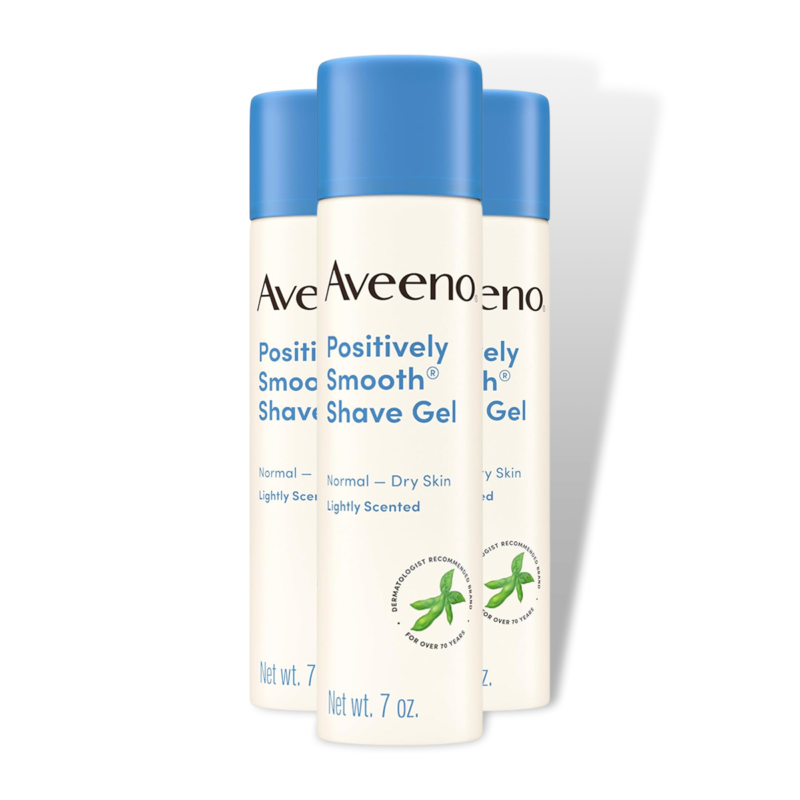 Aveeno Positively Smooth® Shave Gel - 198g - Lightly Scented in Bangladesh Image 02
