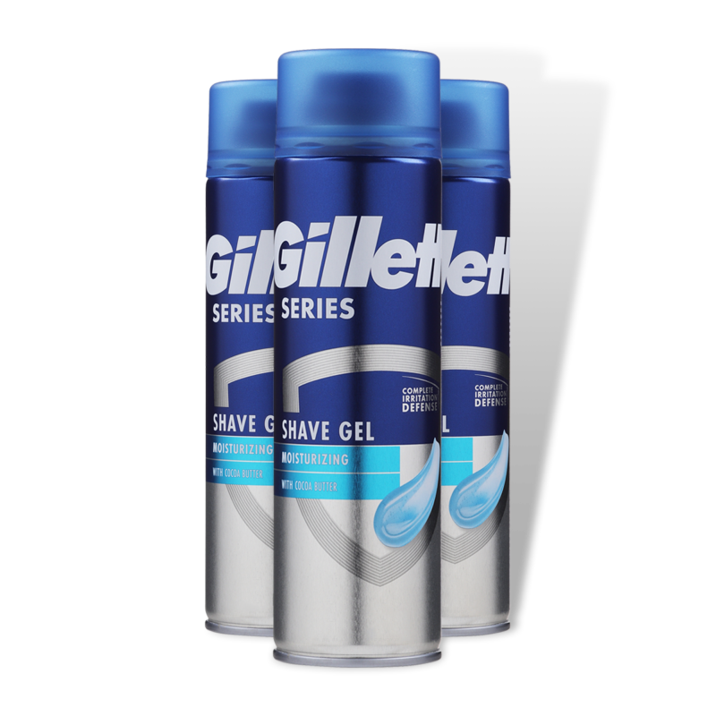 Gillette Series Moisturizing Shave Gel with Cocoa Butter - 200 ml in Bangladesh Image 02