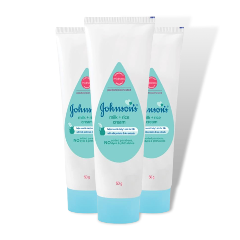 Johnson's Baby Milk + Rice Cream - 50g in Bangladesh Image 02