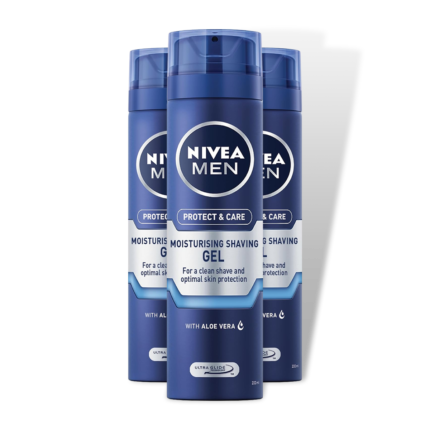 NIVEA MEN Protect & Care Moisturising Shaving Gel - 200ml in Bangladesh Image 02