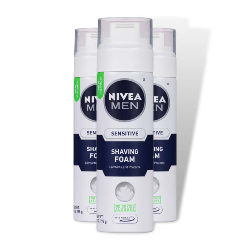 NIVEA MEN Sensitive Shaving Foam – 198g in Bangladesh Image 02
